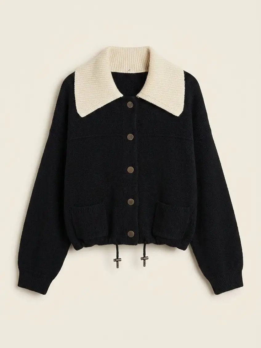 The Janie Detachable Collar Jacket, Size: S/M