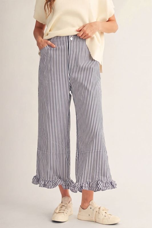 The Remi Ruffle Hem Pants