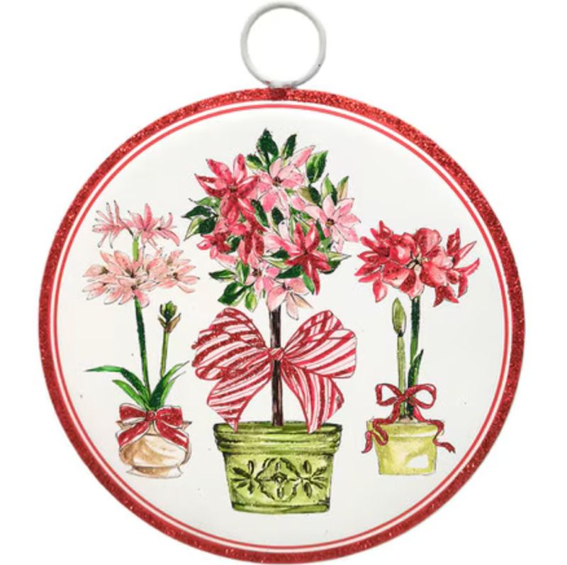 Round Top© Attachment | Mini Beck's Round Traditional Tidings Amarilis