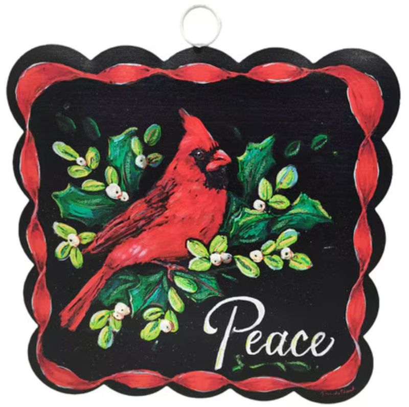 Round Top© Attachment | Large Hamilton Scallop Cardinal Peace