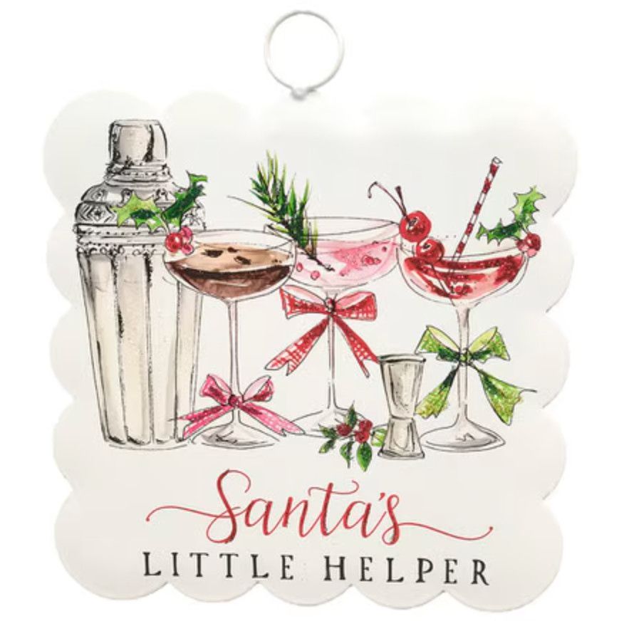 Round Top© Attachment | Mini Beck's Scallop Santas Little Helper