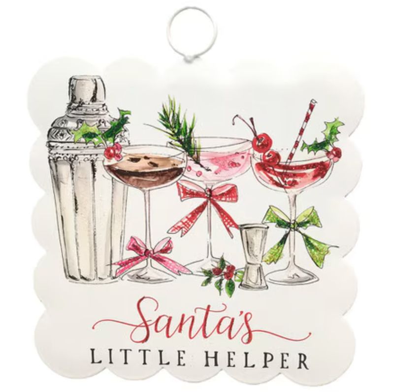 Round Top© Attachment | Mini Beck's Scallop Santas Little Helper