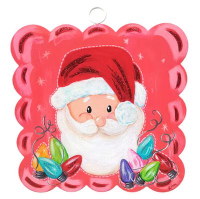 Round Top© Attachment | Large Kross Scallop Santa All Tied Up