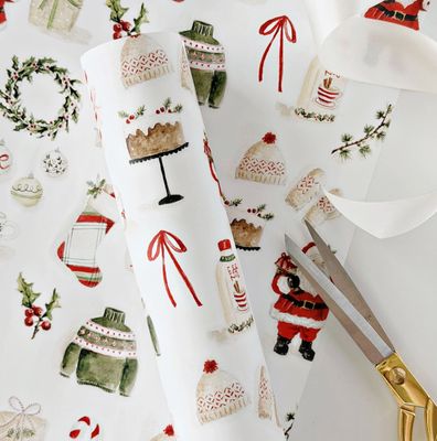 Emily Lex Classic Christmas Gift Wrap Sheets