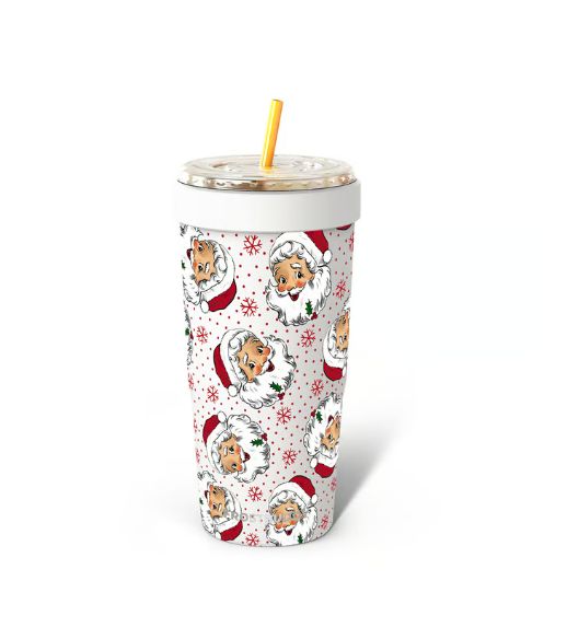Christmas To Go Buddy with Lid | Retro Claus