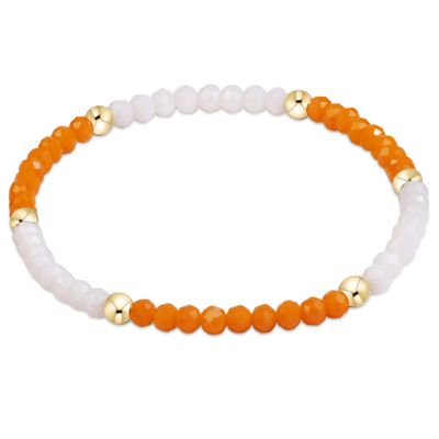 Enewton Gameday Flirty Presence Bracelet Orange - White
