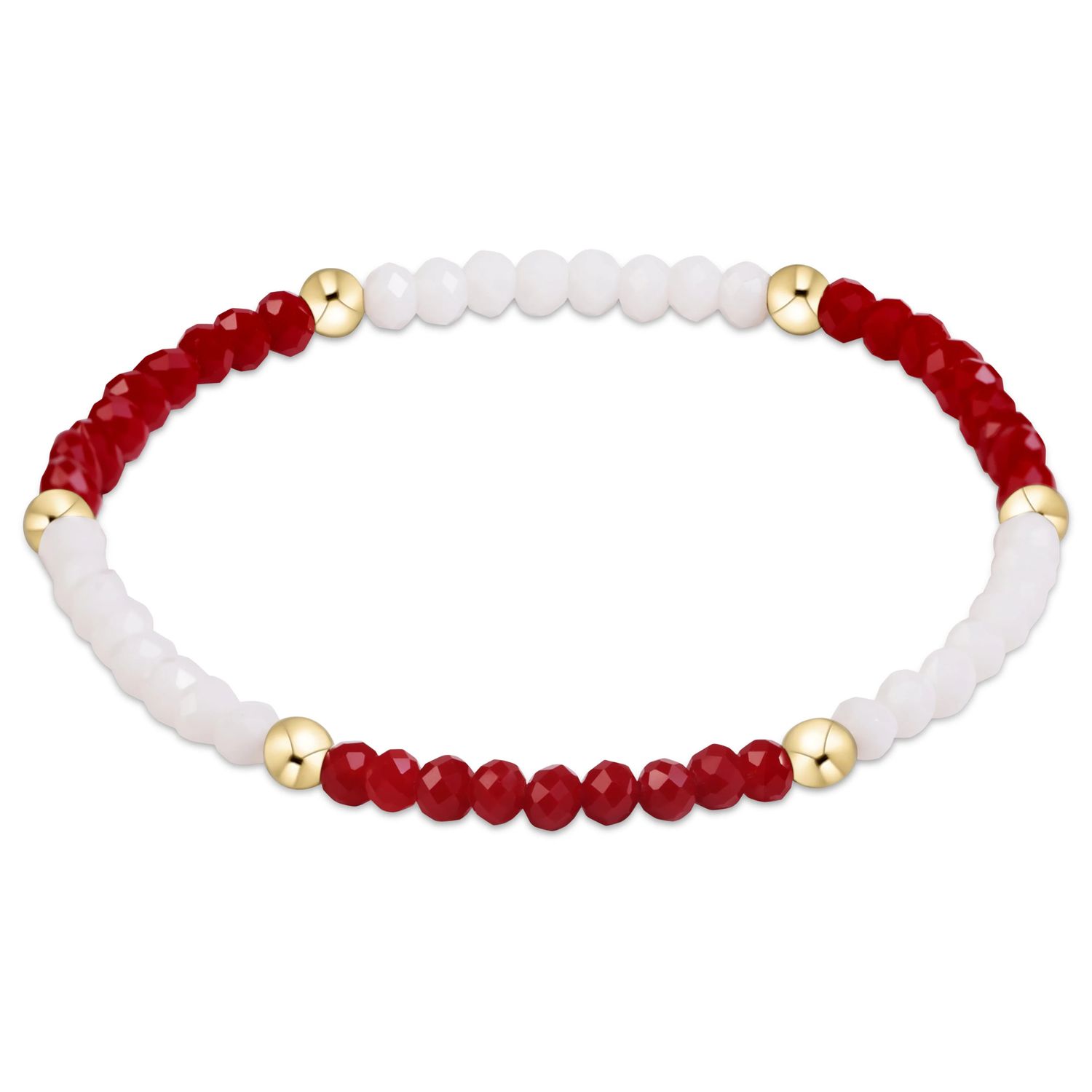 Enewton Gameday Flirty Presence Bracelet Crimson - White