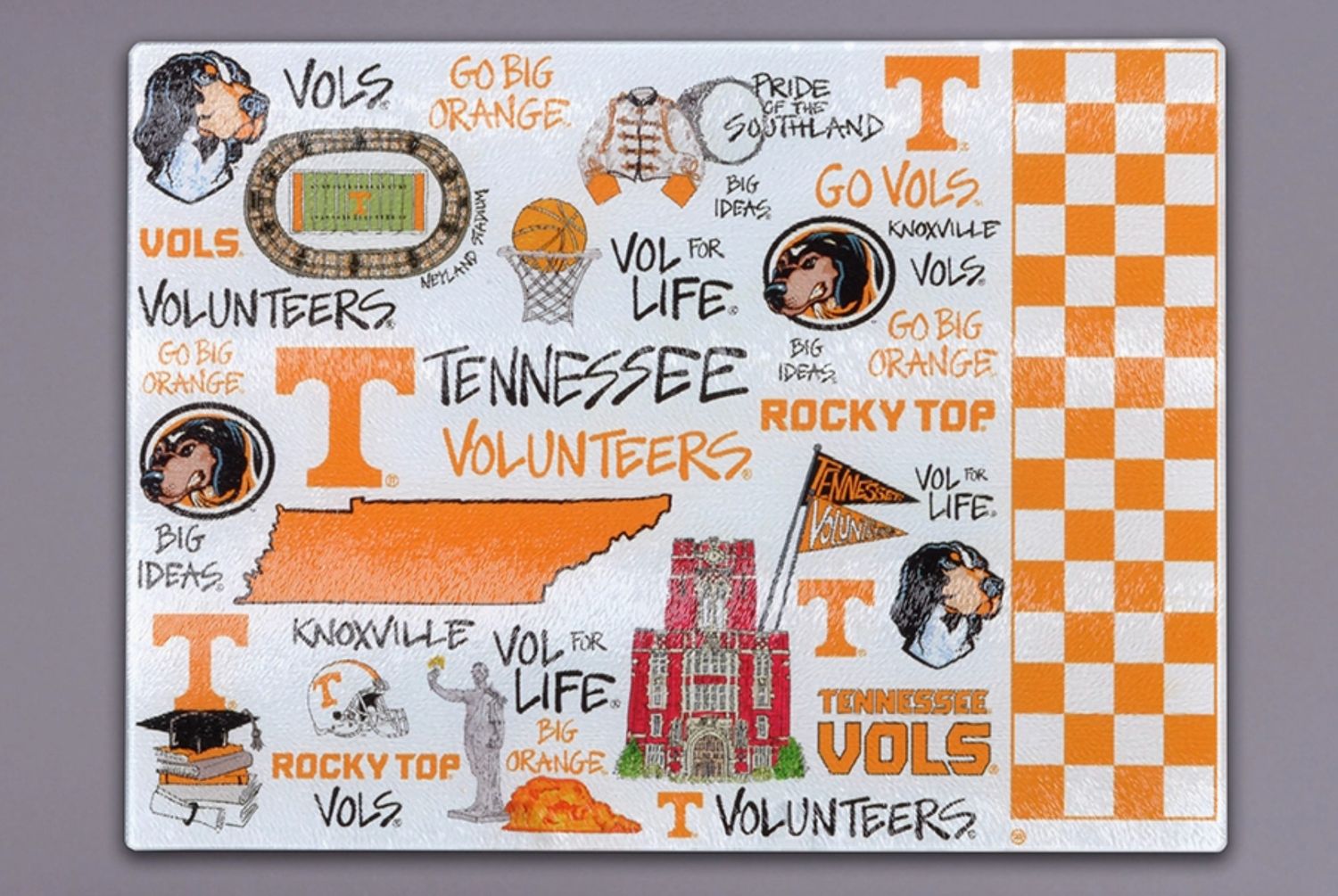 Tennessee® Tempered Glass Cutting Board