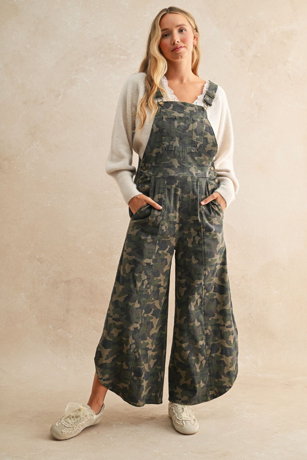 The Tulip Camo Overalls, Size: S