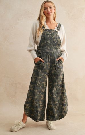 The Tulip Camo Overalls