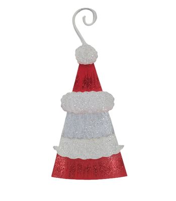 Round Top©  Ornament | Cone Santa