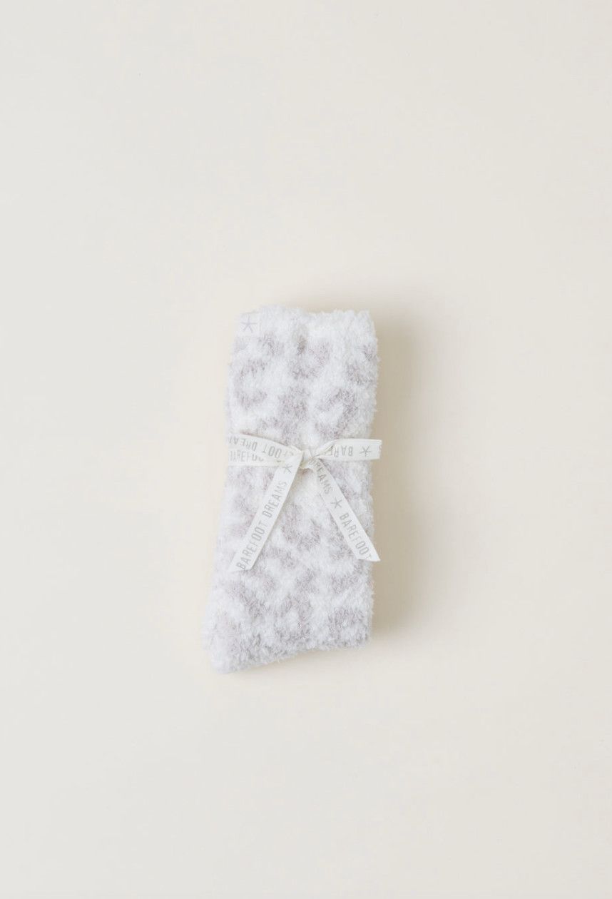 Cozychic Barefoot In The Wild Socks, Color: Cream/Stone