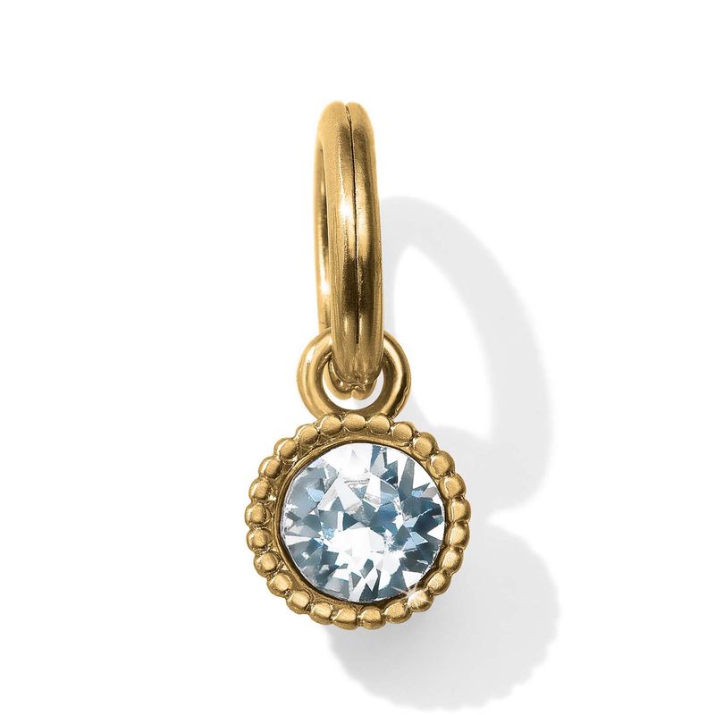 GOLD/Crystal Glitz Birthstone Amulet