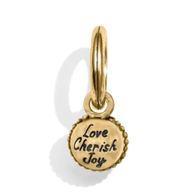 GOLD/Crystal Glitz Birthstone Amulet