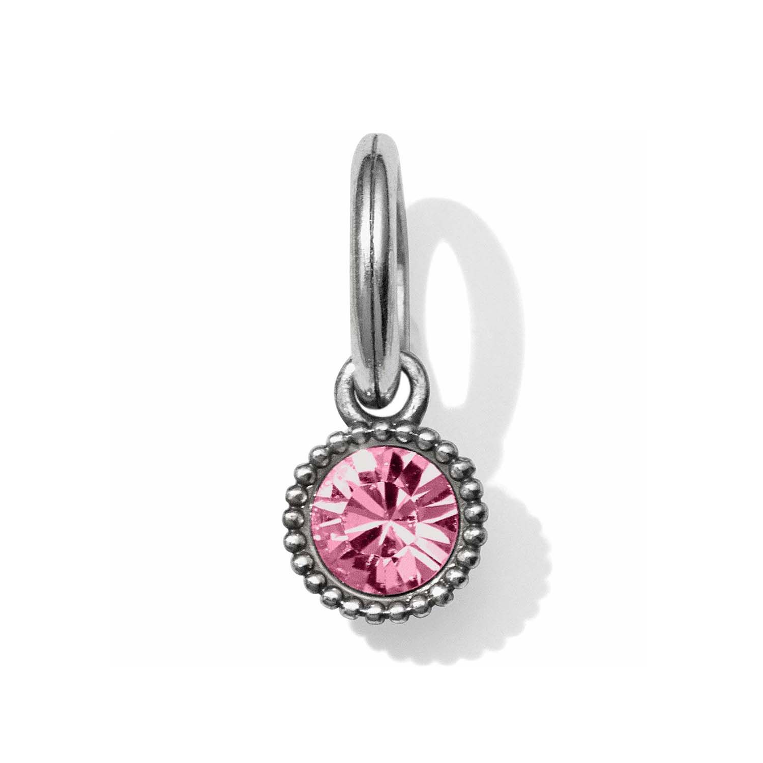 October Light Rose Glitz Birthstone Amulet