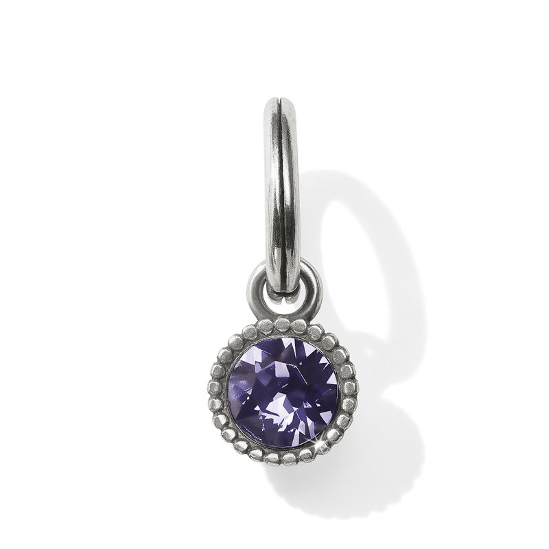 February Amethyst Glitz Birthstone Amulet