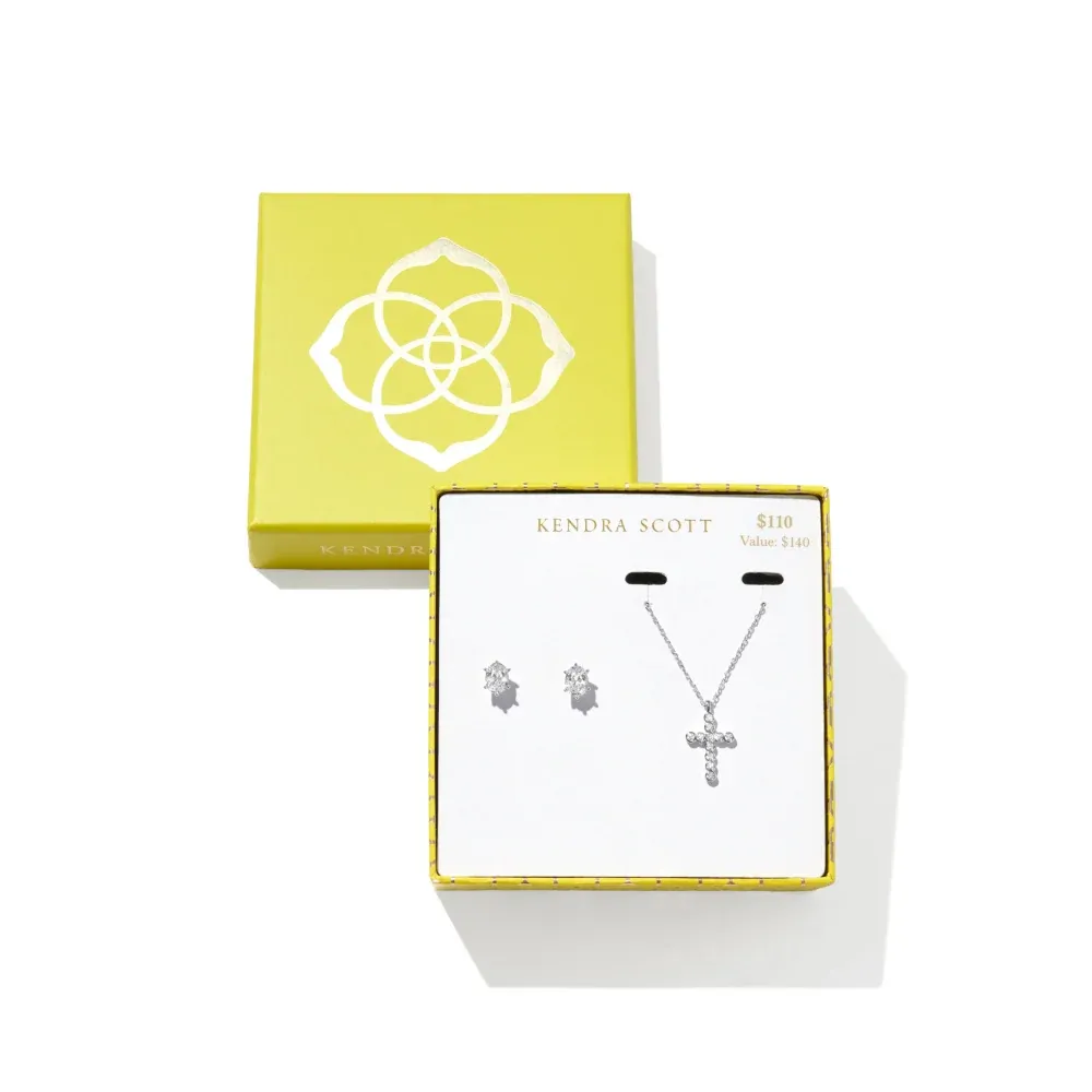 The Cross Cailin Crystal Gift Set in Silver