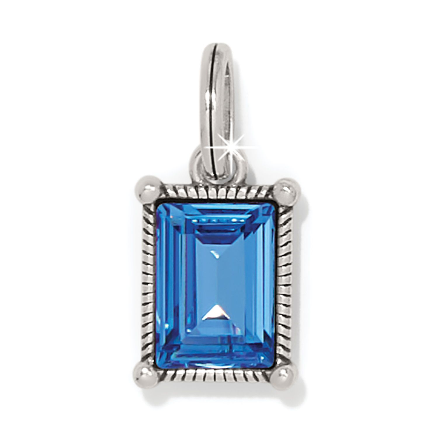 Cristela Color Amulet Silver Ice Blue