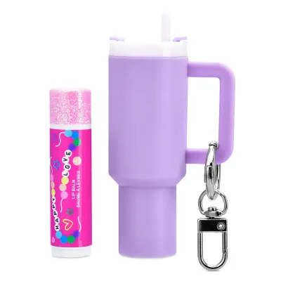 Besties Lip Balm Keychain Set