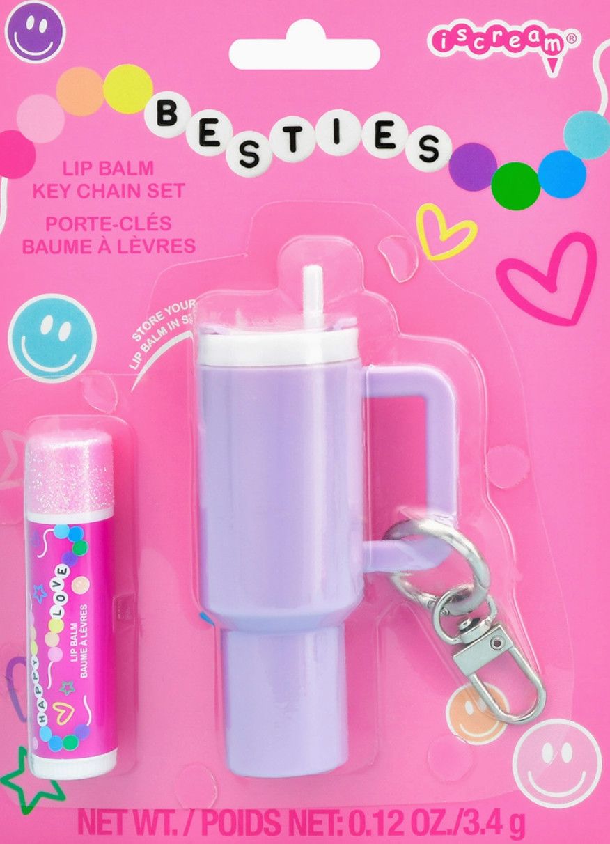 Besties Lip Balm Keychain Set