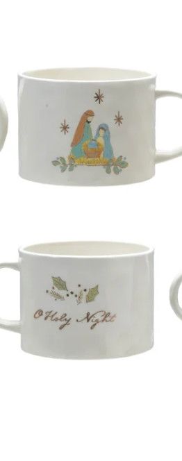 Stoneware Nativity Mug | O Holy Night