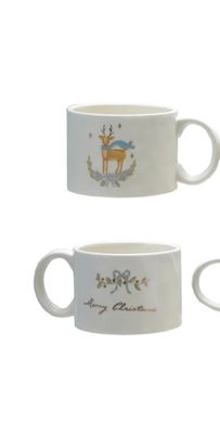 Stoneware Nativity Mug | Merry Christmas