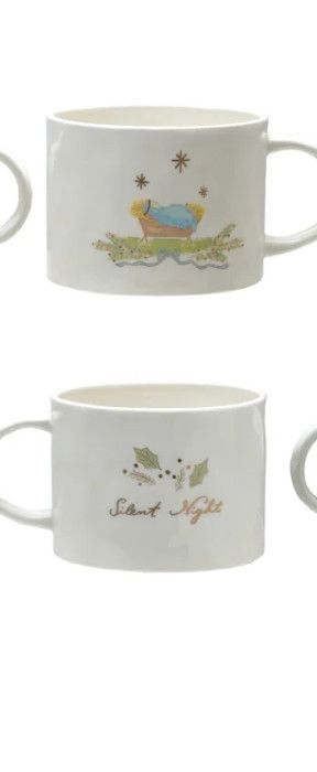 Stoneware Nativity Mug | Silent Night