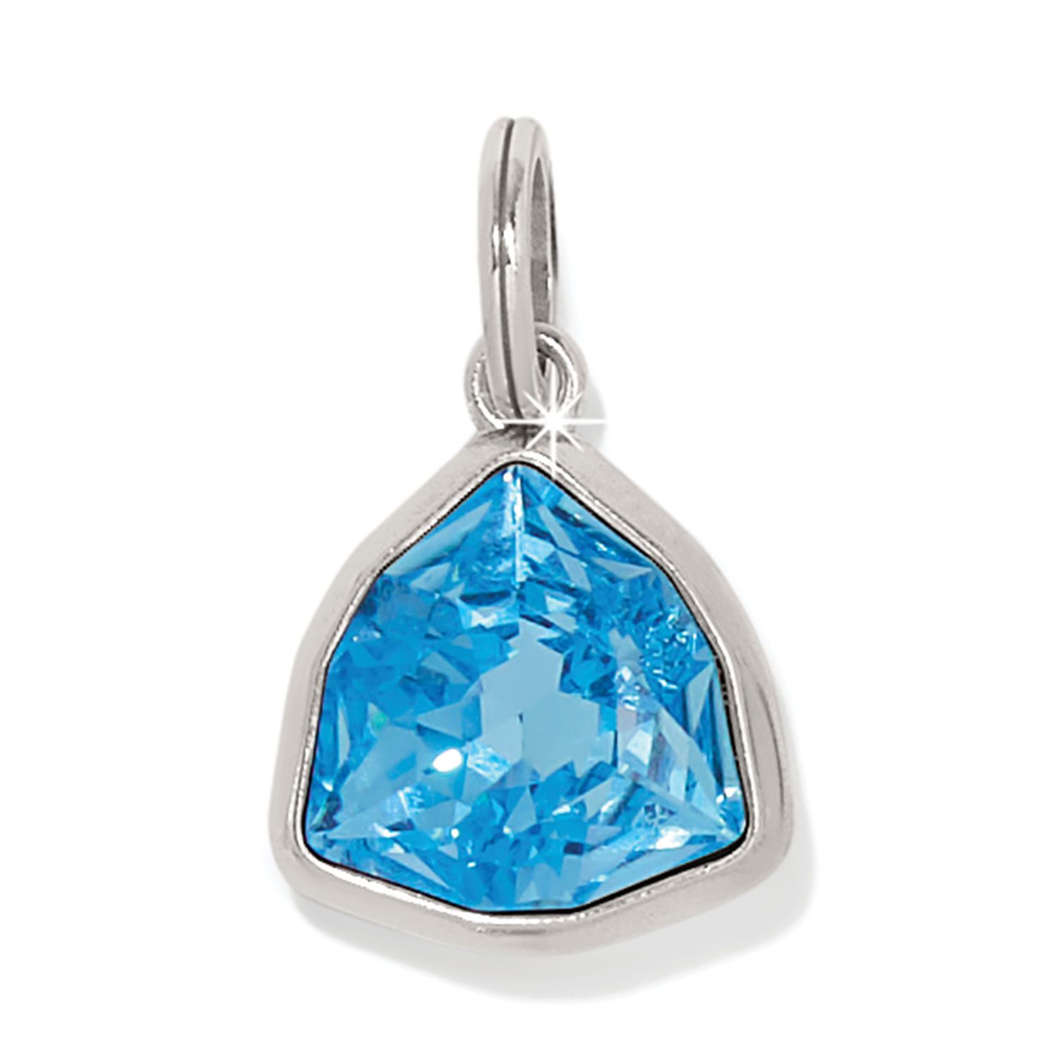 Estella Amulet Silver Aqua