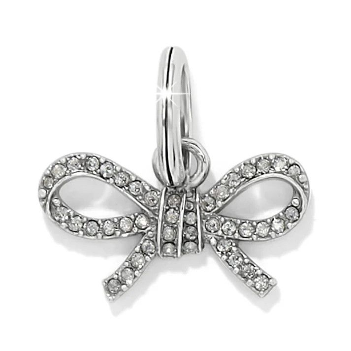 Illumina Bow Charm Clear Stones