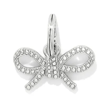 Illumina Bow Charm Clear Stones