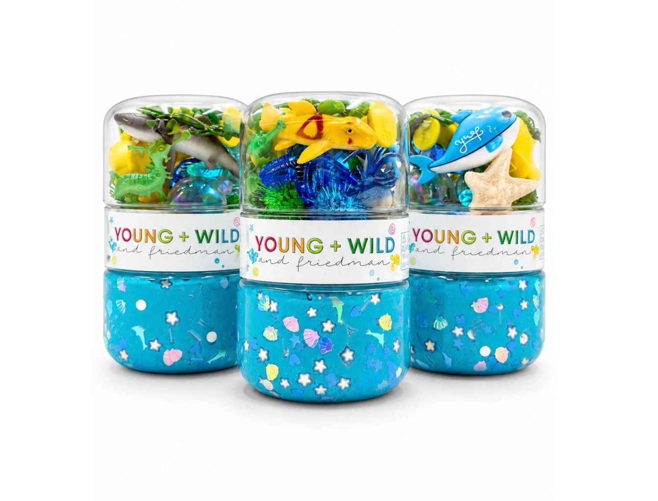 Young + Wild and Friedman Grab &amp; Go Dough Jar | Ocean