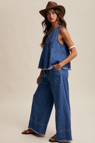 The Waylon Washed Denim Set