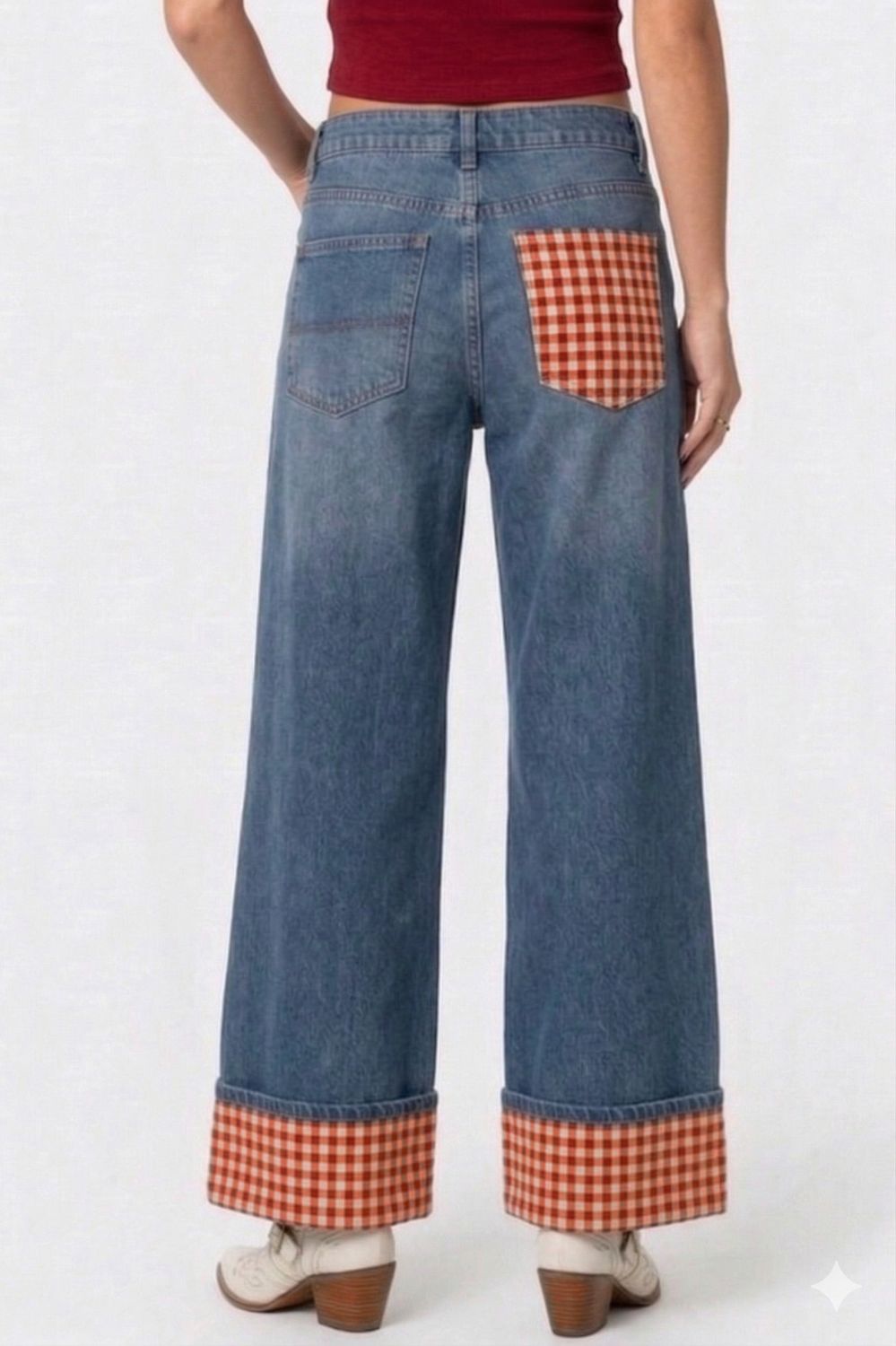 The Gianna Gingham Pants, Size: S