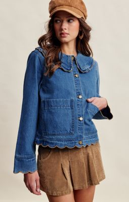 The Sloan Scalloped Jacket