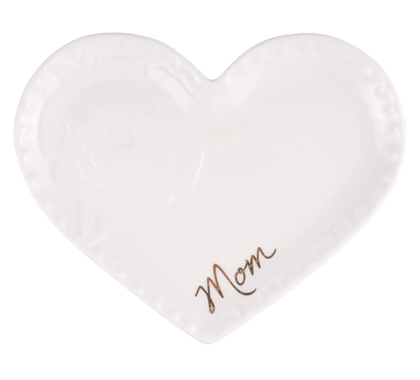 Mom Flower Heart Trinket Tray