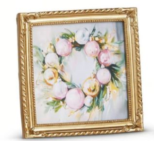 Twilight Tidings Mini Framed Wall Art | Wreath