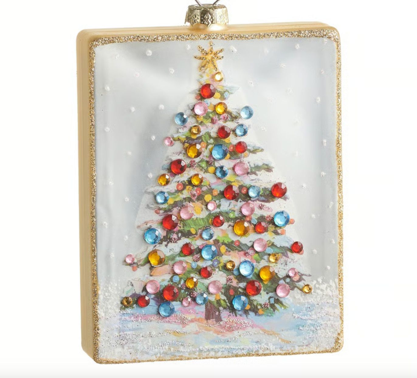 Sugarplum Tree Rectangle Ornament