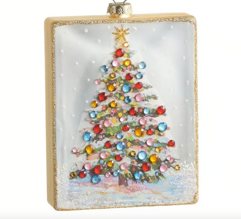 Sugarplum Tree Rectangle Ornament