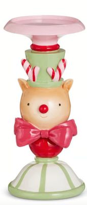 Whimsical Reindeer Candle Holder