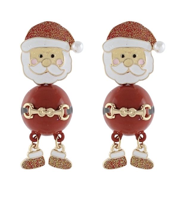 The Dangly Santa Earrings