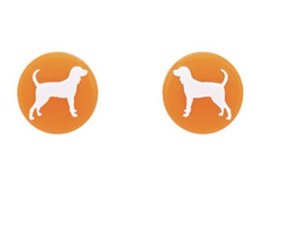 The Smokey Pup Disk Earrings