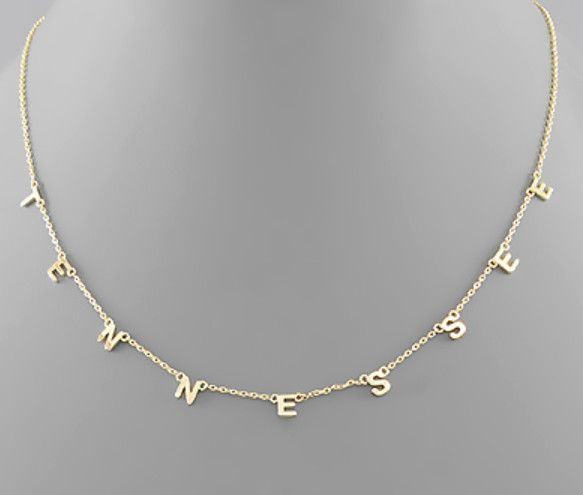 The Tennessee Dainty Letter Necklace