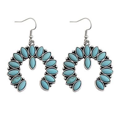 The Lambert Turquoise Western Earrings
