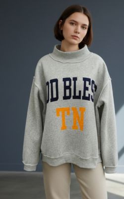 The God Bless TN Mock Neck
