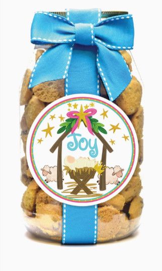 Christmas Nativity Chocolate Chip Cookies 10oz Jar | Joy