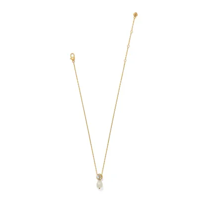 Trust Your Journey Petite Pearl Necklace