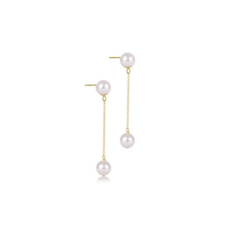 Enewton Simplicity Chain Gold Drop Pearl 8mm