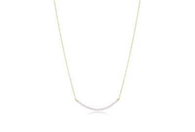 Enewton 16" Necklace Gold Beaded Bliss Small Pearl