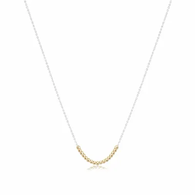 Enewton 16" Necklace Mixed Metal Beaded Bliss Small Gold