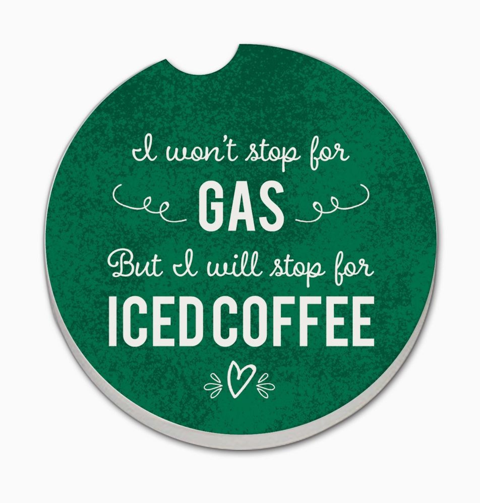 Iced Coffee Car Coaster